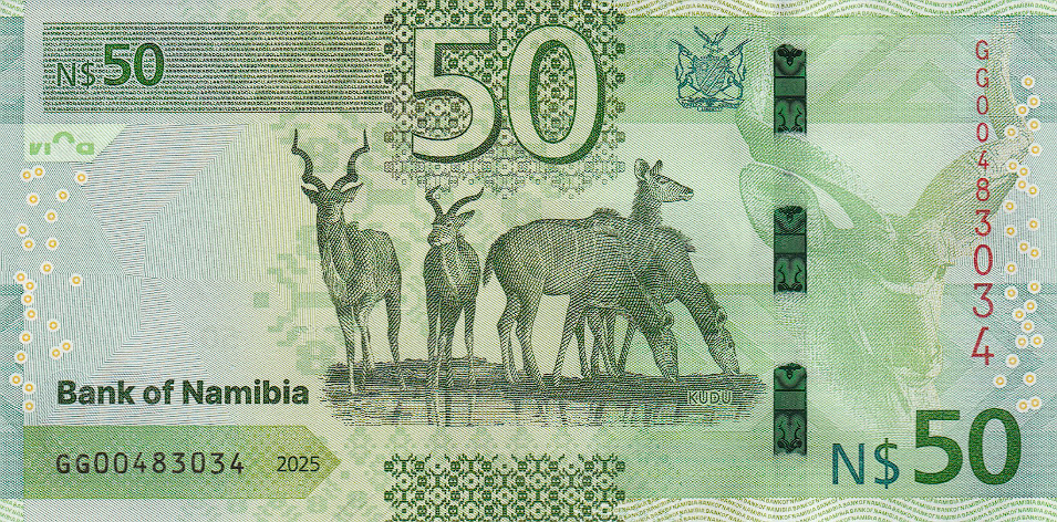 PN22 Namibia - 50 Dollars (2025)